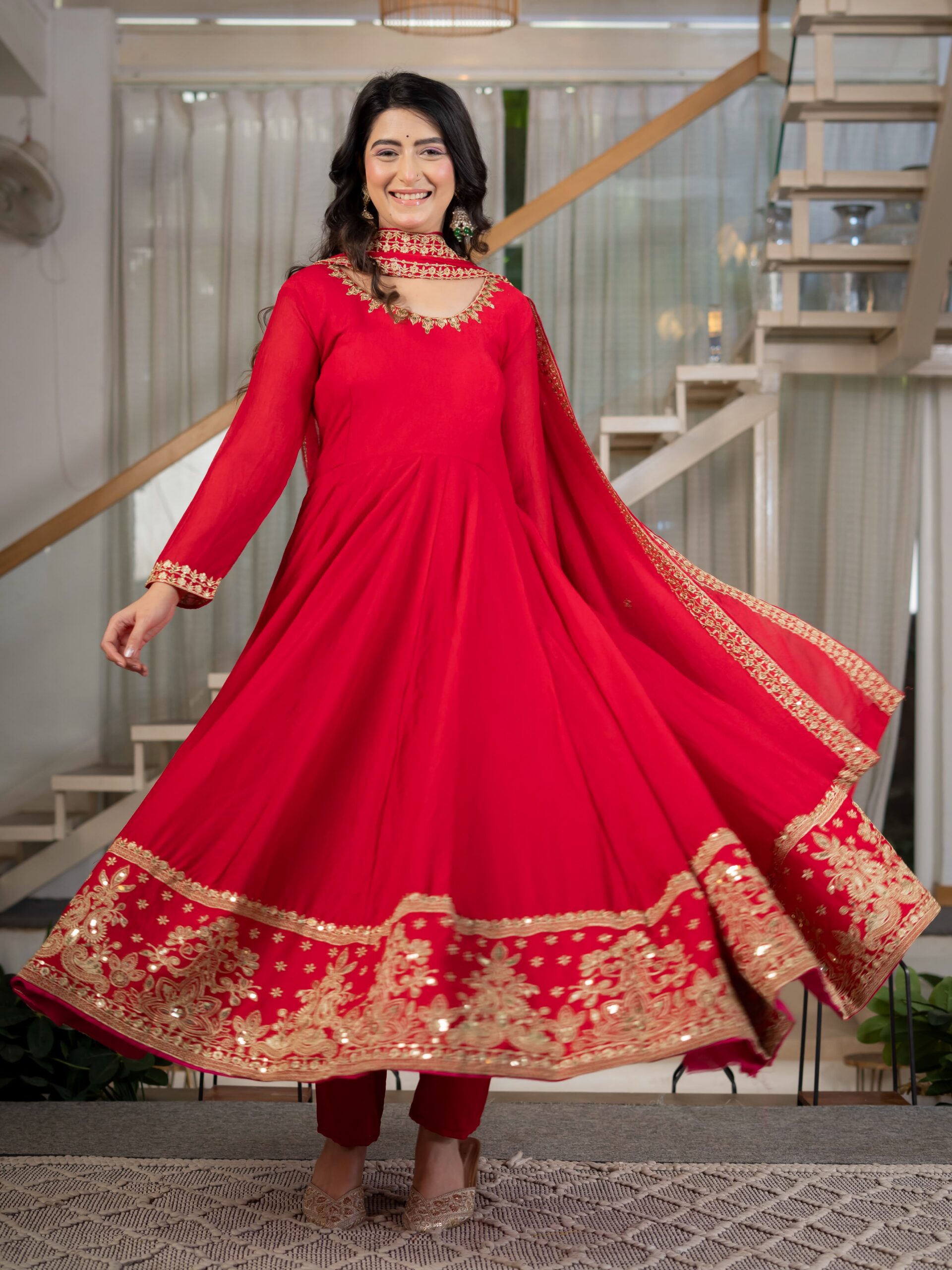 ND 5080 Red Rangoli Silk Perfect for Wedding, Party, Holi, Pooja, Anniversary – Salwar Suit. Get it for ₹2849. Delivery 4-6 Working Days. Shop now. | Jump Suits, Salwar suit, Casual Suits, Creative suits, Designer Suits, Palazzo Suits, Party Wear Suits, Patiala Suits, Straight Suits
