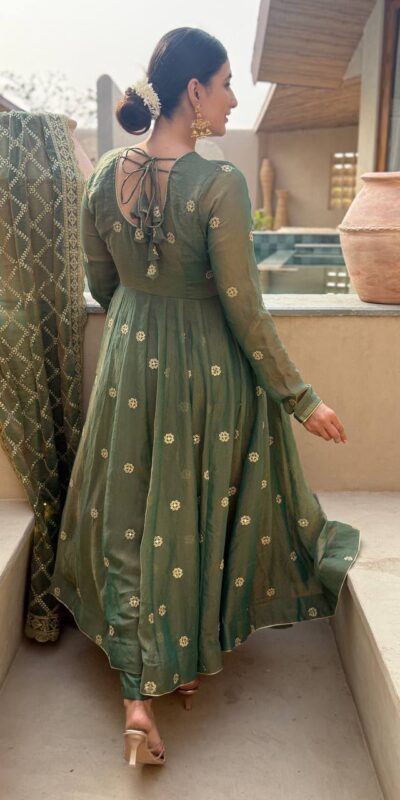 MD 3086 Pista Moss Fendy Salwar Suit Perfect for Wedding, Party, Baby Shower, Engagement, Bridal Wear – . Get it for ₹2849. Delivery 4-6 Working Days. | Anarkali Suits, Bollywood Anarkali, Creative-Anarkali, Designer Anarkali, Embroidered Anarkali, Party Wear Anarkali