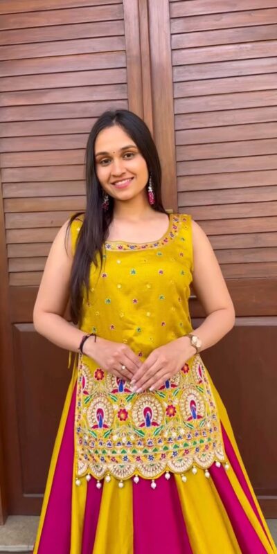PC 592 Yellow in Color Vichitra Silk Embroidery Work Lehenga Choli . Now at just ₹3149. Delivery 4-6 Working Days. Shop now. | Lehenga, Bollywood Lehenga, Creative Lehenga, Designer Lehenga, Embroidered Lehenga, Party Wear Lehenga