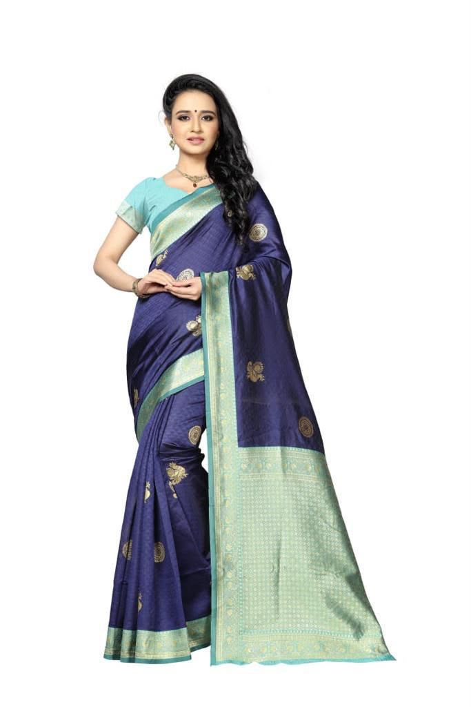 KPR 083 Blue Soft Lichi Silk Saree with Lace Work & Lace Border. Introductory Price ₹1649. Delivery 4-6 Working Days. Shop now. | Sarees, Bollywood Sarees, Creative Sarees, Designer Sarees, Embroidered Sarees, Ethnic Saree, Modern Digital sarees, Party Wear Sarees