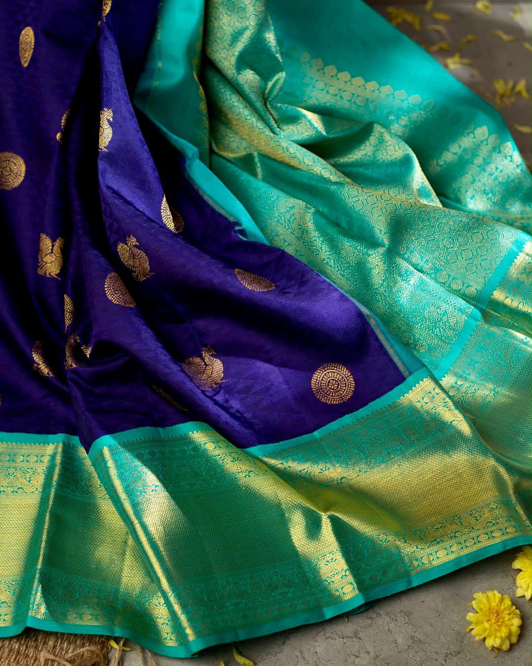 KPR 083 Blue Soft Lichi Silk Saree with Lace Work & Lace Border. Introductory Price ₹1649. Delivery 4-6 Working Days. Shop now. | Sarees, Bollywood Sarees, Creative Sarees, Designer Sarees, Embroidered Sarees, Ethnic Saree, Modern Digital sarees, Party Wear Sarees