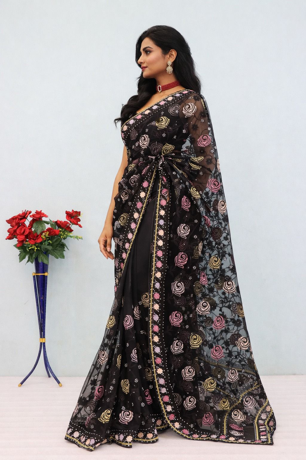 BT GULABO Black Color Butterfly Net 5mm Sequence Embroiderer Work Saree Casual, Wedding, Festive, Events . Expected Delivery 4-6 Working Days @2299/- only | Sarees, Bollywood Sarees, Creative Sarees, Designer Sarees, Embroidered Sarees, Ethnic Saree, Modern Digital sarees, Party Wear Sarees