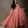 stunning-orange-color-embroider-with-sequence-work-gown