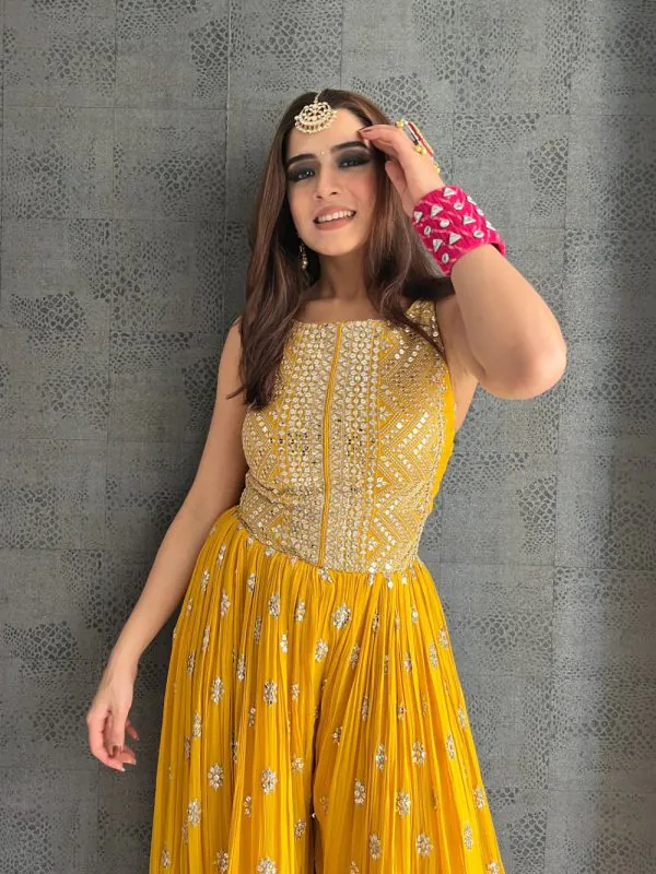elegant-yellow-color-party-wear-sequin-work-jump-suit