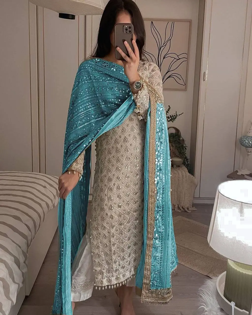 LG 1816 White Color Sequence Work Salwar Suit With Sky blue Dupatta Casual, Wedding, Festive, Events Etc. Expected Delivery 4-6 Working Days @2349/- | Salwar suit, Casual Suits, Creative suits, Designer Suits, Party Wear Suits, Patiala Suits, Straight Suits