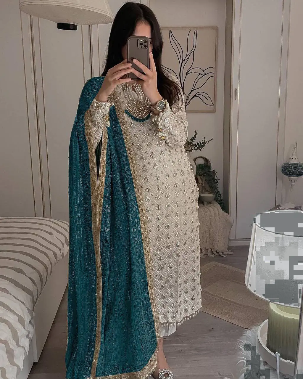 LG 1816 White Color Sequence Work Salwar Suit With Peacock Blue Dupatta Casual, Wedding, Festive, Events Etc. Expected Delivery 4-6 Working Days @2349/- | Salwar suit, Casual Suits, Creative suits, Designer Suits, Party Wear Suits, Patiala Suits, Straight Suits