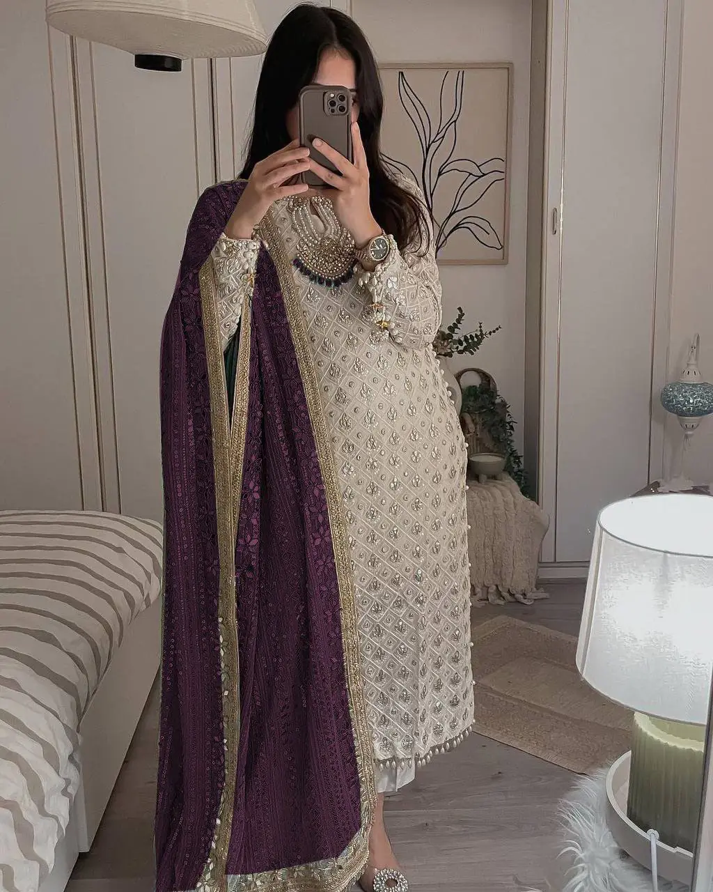 LG 1816 White Color Sequence Work Salwar Suit With Wine Dupatta Casual, Wedding, Festive, Events Etc. Expected Delivery 4-6 Working Days @2349/- | Salwar suit, Casual Suits, Creative suits, Designer Suits, Party Wear Suits, Patiala Suits, Straight Suits