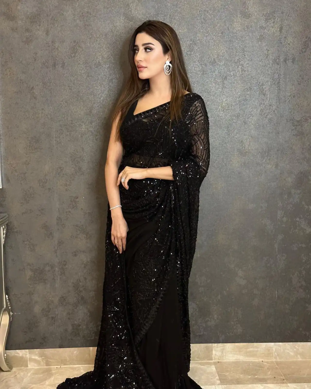 JR 605 Black Color Georgette Embroidery Sequins work Saree Casual, Party Wear, Wedding, Events Etc. Expected Delivery 4-6 Working Days 1649/- | Sarees, Bollywood Sarees, Creative Sarees, Designer Sarees, Embroidered Sarees, Ethnic Saree, Modern Digital sarees, Party Wear Sarees