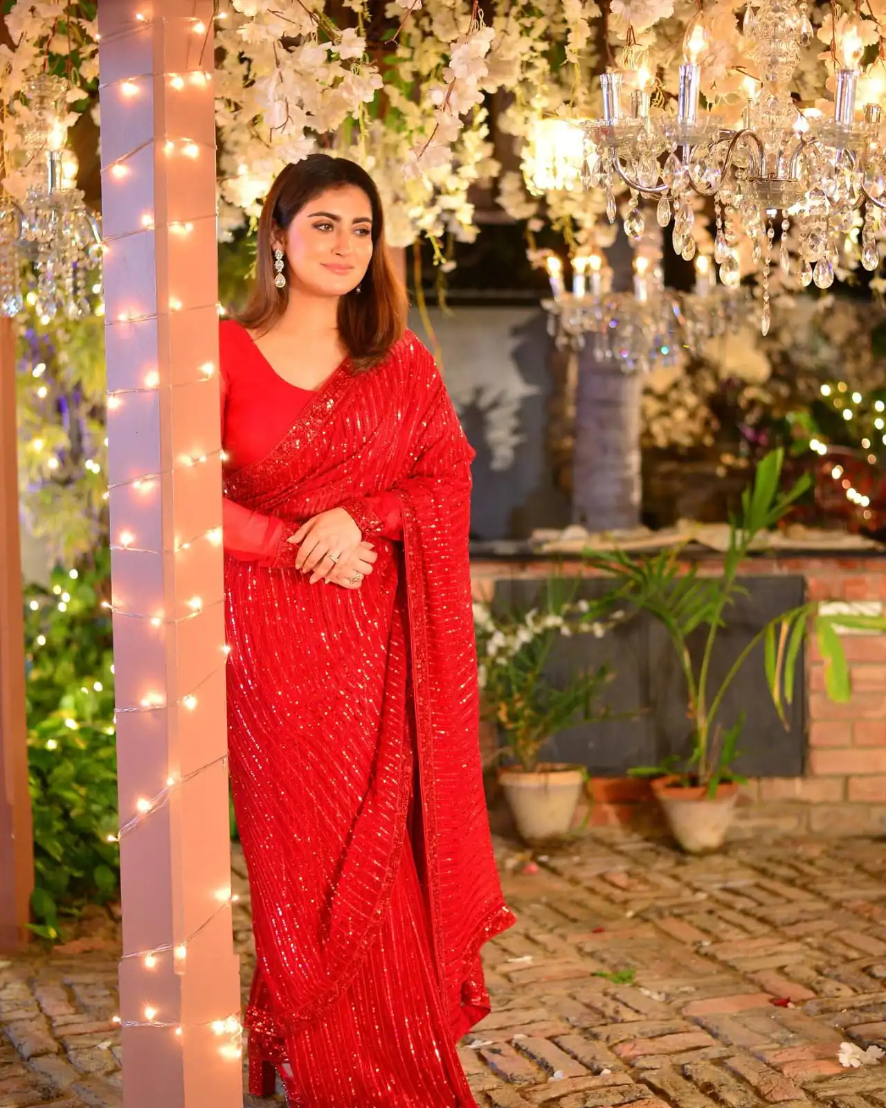 JR 590 Red Color Georgette Embroidery Embroidery Sequence work Sequence lace Casual, Wedding, Festive, Events . Expected Delivery 4-6 Working Days @1699 | Sarees, Bollywood Sarees, Creative Sarees, Designer Sarees, Embroidered Sarees, Ethnic Saree, Modern Digital sarees, Party Wear Sarees