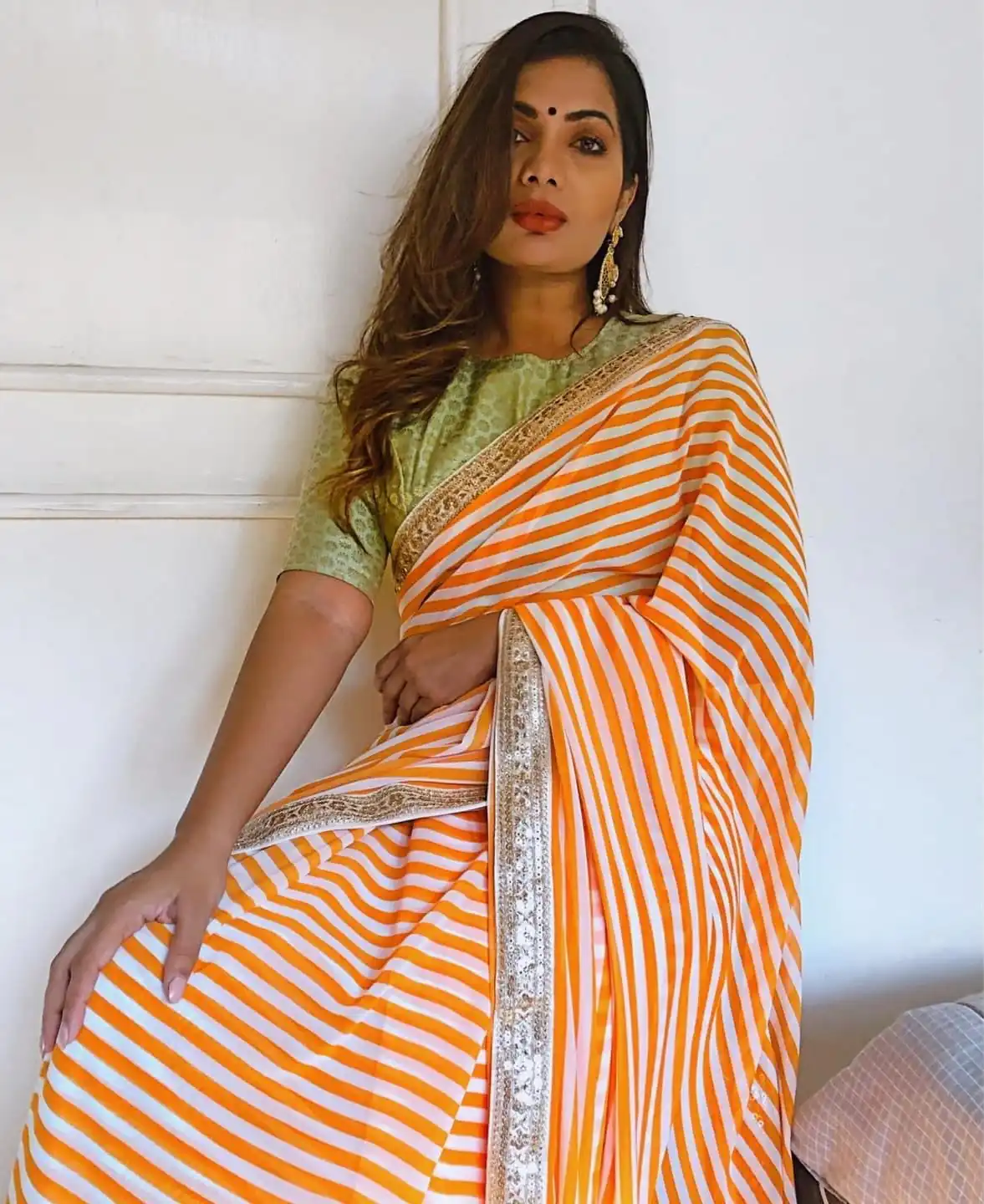 JR 525 Orange Color Printed Georgette Embroidery Work Saree Casual, Wedding, Festive, Events . Expected Delivery  4-6 Working Days @1549/- | Sarees, Bollywood Sarees, Creative Sarees, Designer Sarees, Embroidered Sarees, Ethnic Saree, Modern Digital sarees, Party Wear Sarees