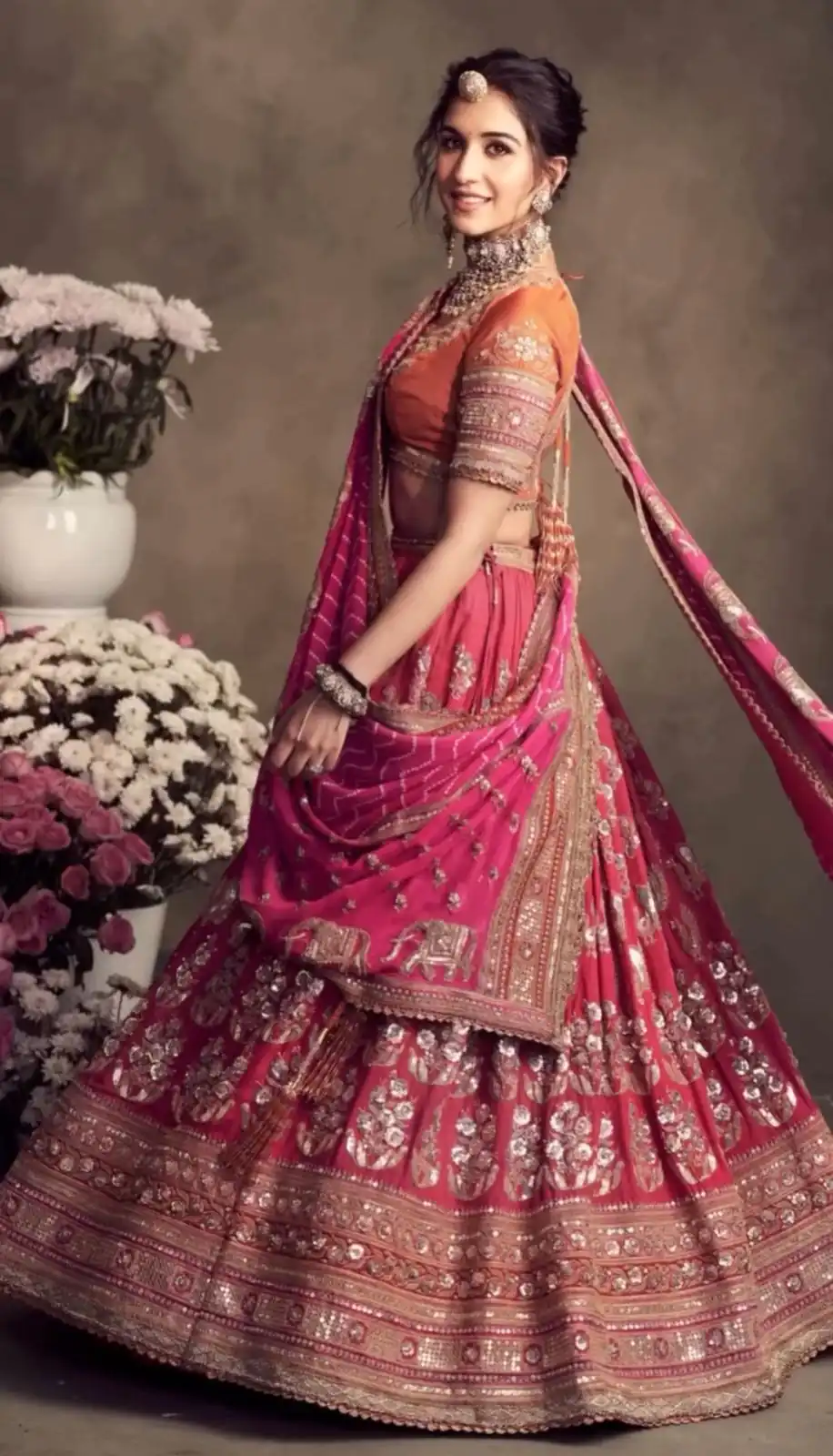 Ram 008 Pink Color Jalpari Embroidery Sequence Work Lehenga Choli Casual, Wedding, Festive, Events Expected Delivery 4-6 Working Days @2299/- | Lehenga, Bollywood Lehenga, Creative Lehenga, Designer Lehenga, Embroidered Lehenga, Party Wear Lehenga
