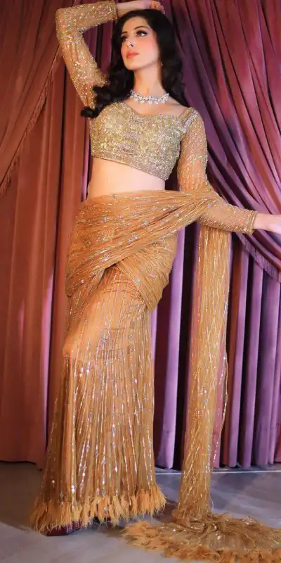 LG 601Golden Color Butter Fly Heavy Net Embroidered Saree Party, Wedding, Festive, Events Etc., Expected Delivery 4-6 Working Days@1949/- Only | Sarees, Bollywood Sarees, Creative Sarees, Designer Sarees, Embroidered Sarees, Ethnic Saree, Party Wear Sarees