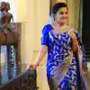 Royal Blue Soft Silk Cloth Jacquard All Over Saree