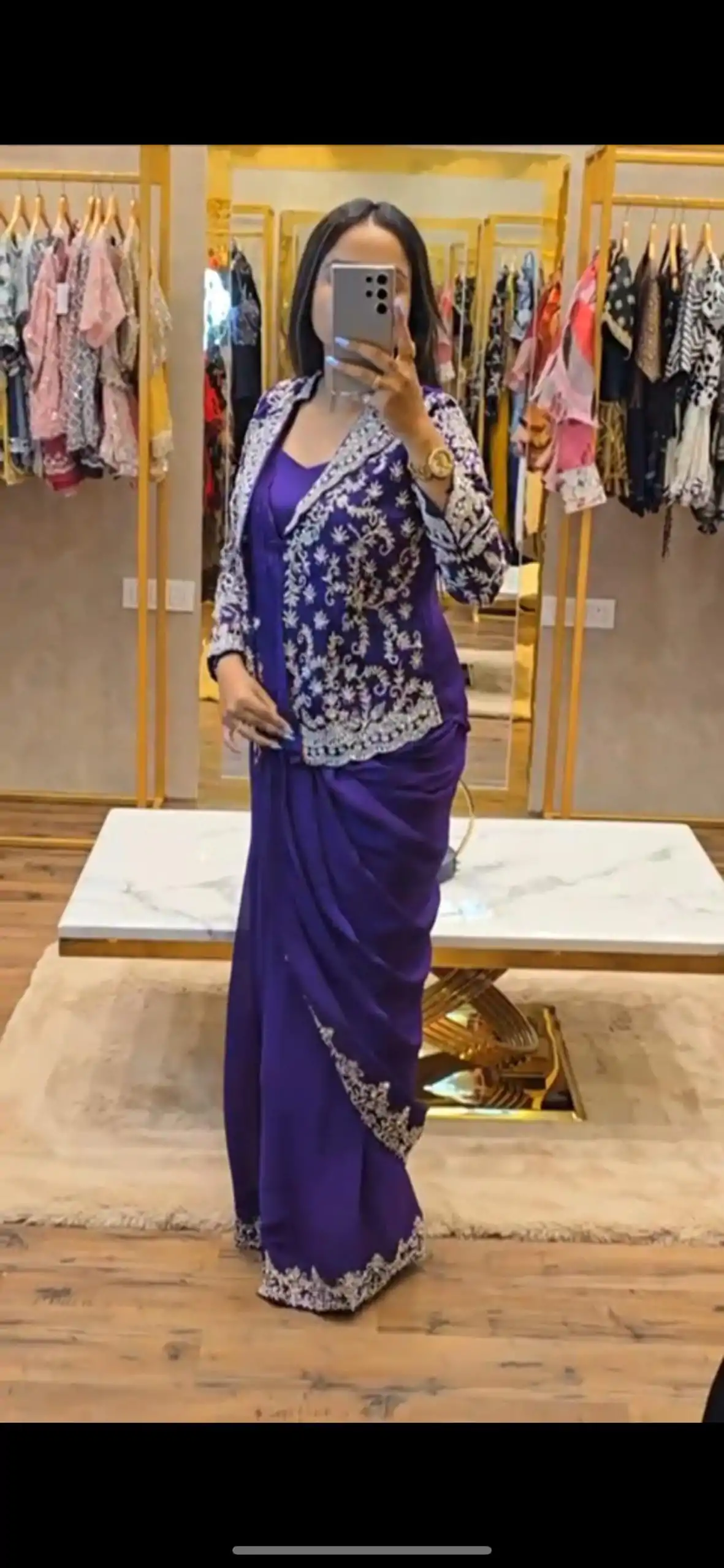 ST 1054 Royal Blue Color Chinon Embroidery Work Koti And Saree Casual, Wedding, Party, Festive, Events Etc. Expected Delivery 4-6 Working Days @2399/- | Sarees, Bollywood Sarees, Creative Sarees, Designer Sarees, Embroidered Sarees, Ethnic Saree, Modern Digital sarees, Party Wear Sarees