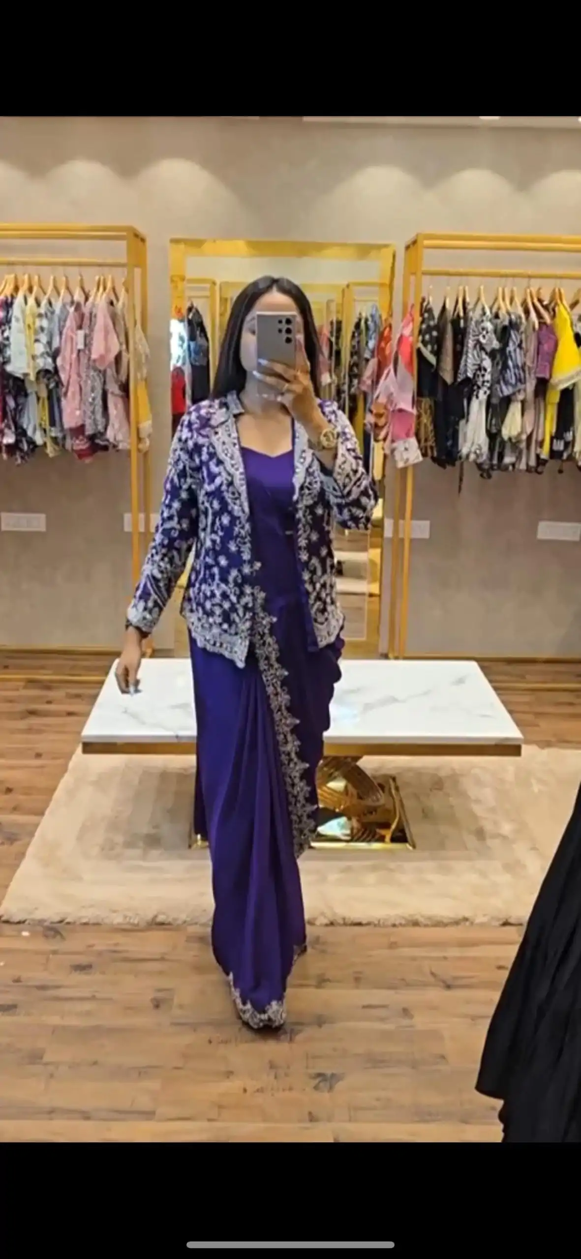 ST 1054 Royal Blue Color Chinon Embroidery Work Koti And Saree Casual, Wedding, Party, Festive, Events Etc. Expected Delivery 4-6 Working Days @2399/- | Sarees, Bollywood Sarees, Creative Sarees, Designer Sarees, Embroidered Sarees, Ethnic Saree, Modern Digital sarees, Party Wear Sarees