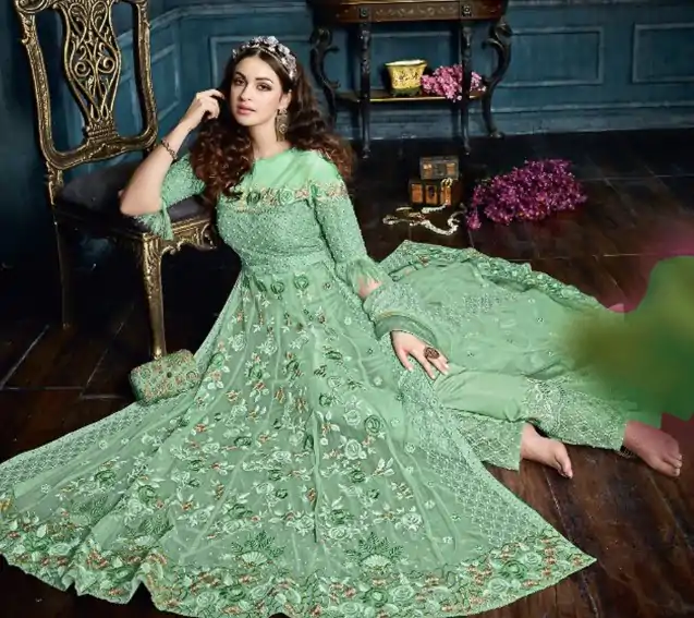 FC Zzoya Z-3 Pista Green Color Net With Embroidery Stone Salwar Suit Wedding, Party, Festive events, Expected Delivery  4-6 Working Days @3049 | Salwar suit, Casual Suits, Creative suits, Designer Suits, Palazzo Suits, Party Wear Suits, Patiala Suits, Straight Suits