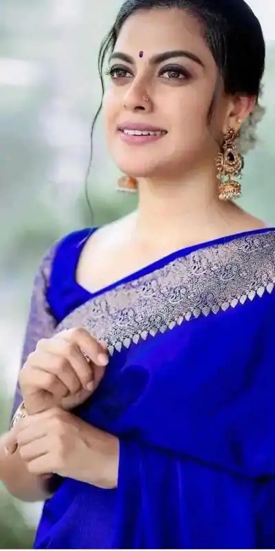 Stylish Royal Blue Color Soft Lichi Silk Jacquard All Over Saree