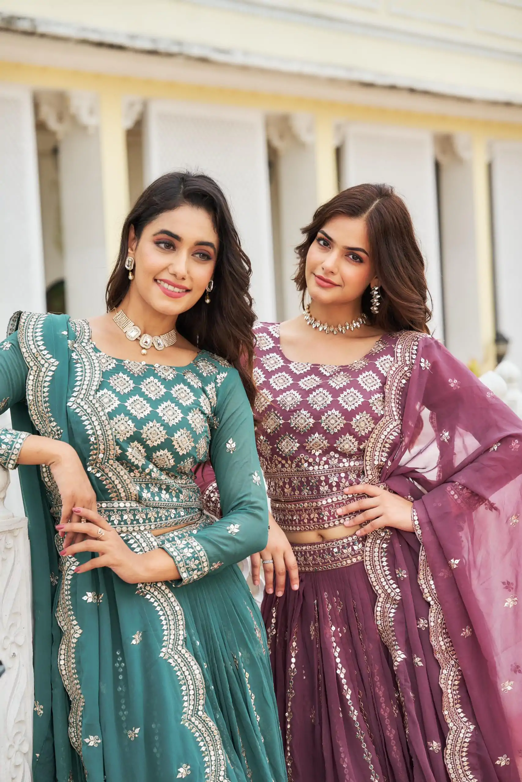 Ram 026 Purple Color Georgette Sequence Work Lehenga Choli Casual, Wedding, Festive, Events Expected Delivery 4-6 Working Days @3049/- | Lehenga, Bollywood Lehenga, Creative Lehenga, Designer Lehenga, Embroidered Lehenga, Party Wear Lehenga