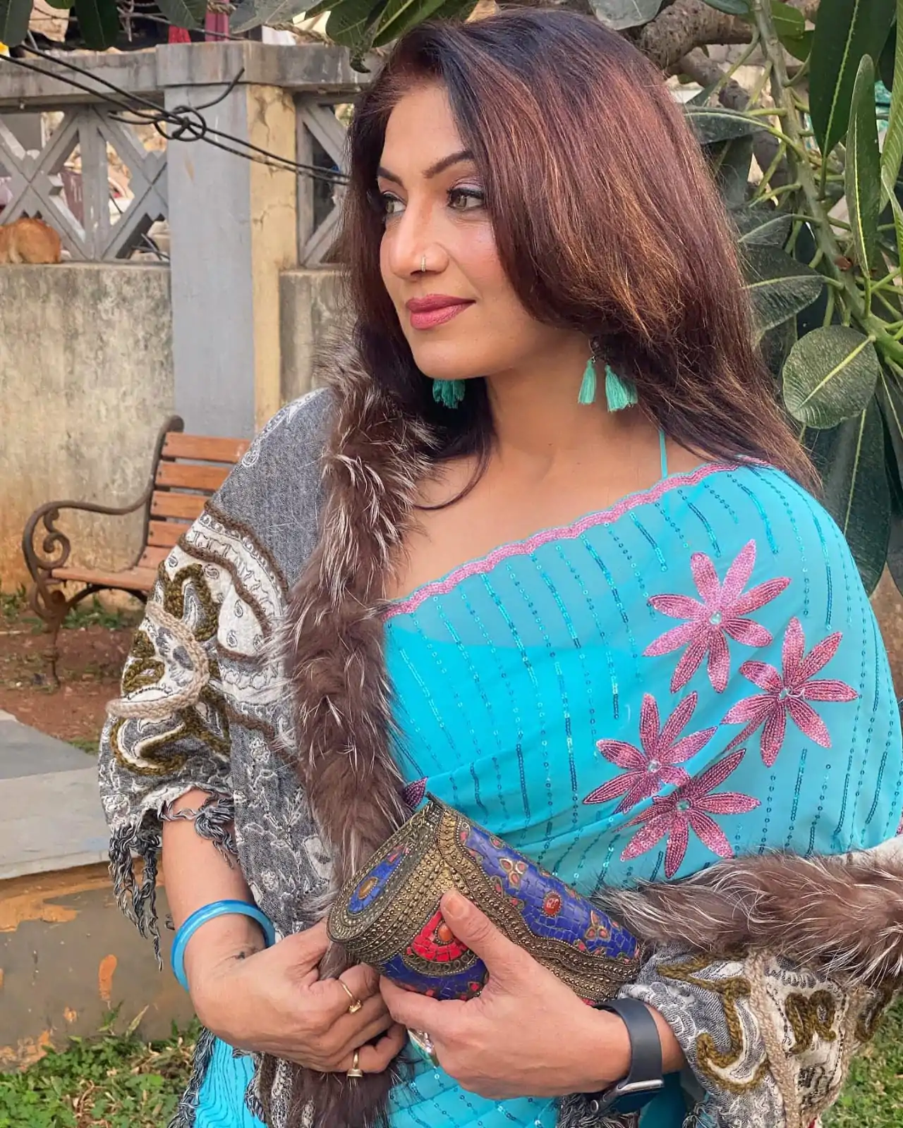 JR-623 Grand Blue Color Georgette With Embroidery Work Saree Casual, Party Wear, Wedding, Events Etc.4-6 Working Days @ 1798/- only  | Sarees, Bollywood Sarees, Creative Sarees, Designer Sarees, Embroidered Sarees, Ethnic Saree, Modern Digital sarees, Party Wear Sarees