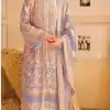 Amazing Light Purple Color Fox Georgette With Embroidery Sequence With Moti Salwar Suit