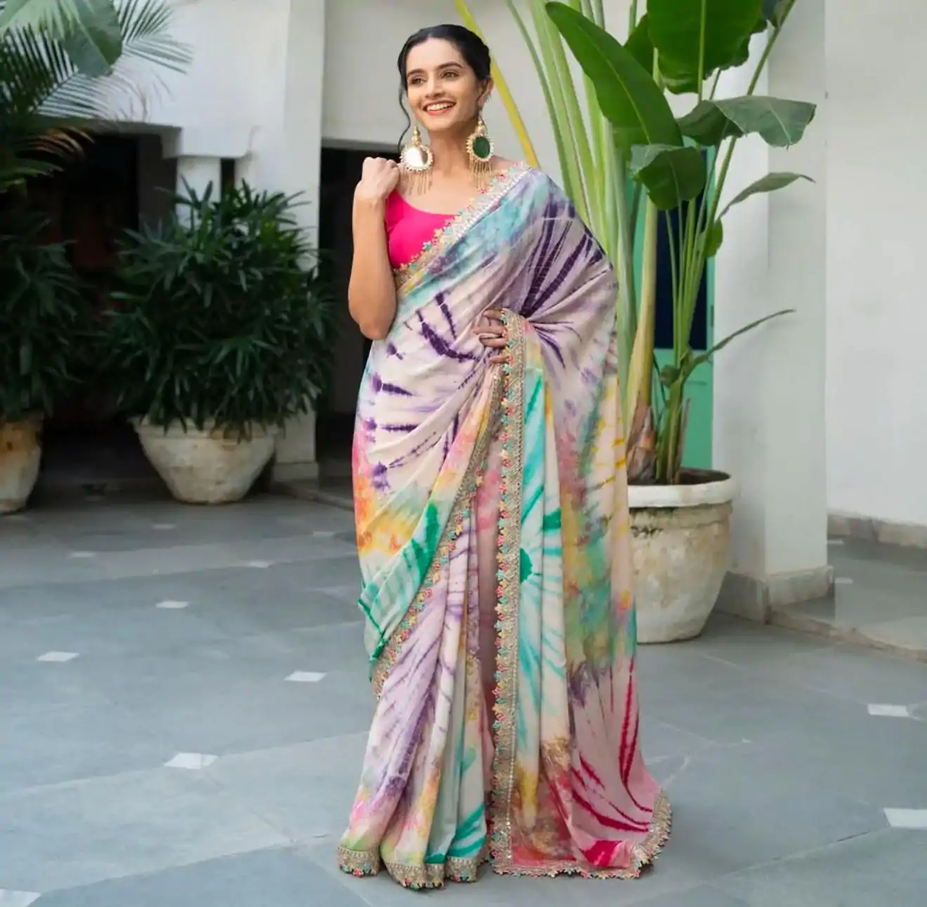 MS 459 Multi color Chinon fabric Embroidery Coding Sequins Lace Saree Casual, Wedding, Festive, Events . Expected Delivery 4-6 Working Days @1649/- only | Sarees, Bollywood Sarees, Creative Sarees, Designer Sarees, Embroidered Sarees, Ethnic Saree, Modern Digital sarees, Party Wear Sarees