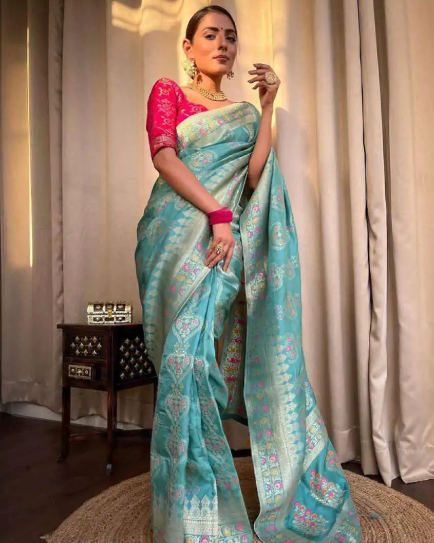 MS 476 Sky Blue Color Soft Lichi Silk Kubera Pattu On All Over Saree Casual, Wedding, Festive, Events . Expected Delivery 4-6 Working Days @1299/- only | Sarees, Bollywood Sarees, Creative Sarees, Designer Sarees, Embroidered Sarees, Ethnic Saree, Modern Digital sarees, Party Wear Sarees