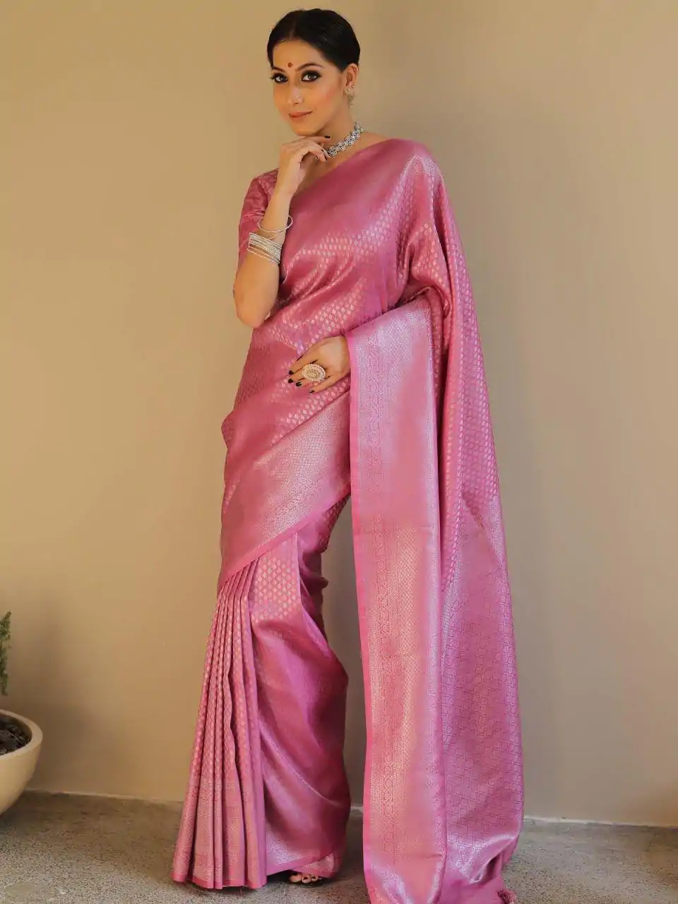 KP 6018 Light pink Color Soft Lichi Silk Jacquard Work On All Over Saree Casual, Wedding, Festive, Events . Expected Delivery  4-6 Working Days @1349/- only                                                                                                                                             | Sarees, Bollywood Sarees, Creative Sarees, Designer Sarees, Embroidered Sarees, Ethnic Saree, Modern Digital sarees, Party Wear Sarees