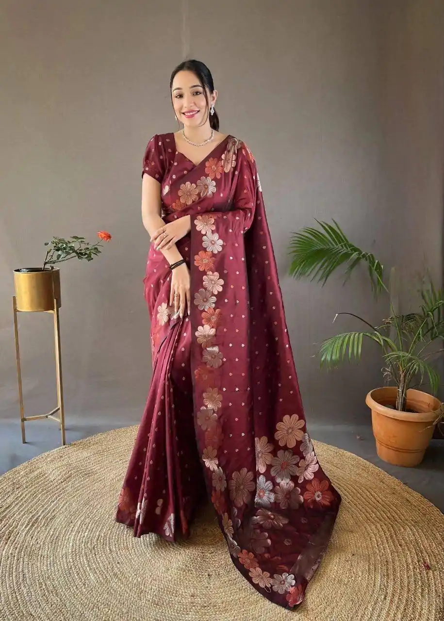 MS 482 Red Color Soft Litchi Silk Kubera Pattu Saree Casual, Wedding, Festive, Events . Expected Delivery  4-6 Working Days @1249/- only                                                                                                                                           | Sarees, Bollywood Sarees, Creative Sarees, Designer Sarees, Embroidered Sarees, Ethnic Saree, Modern Digital sarees, Party Wear Sarees