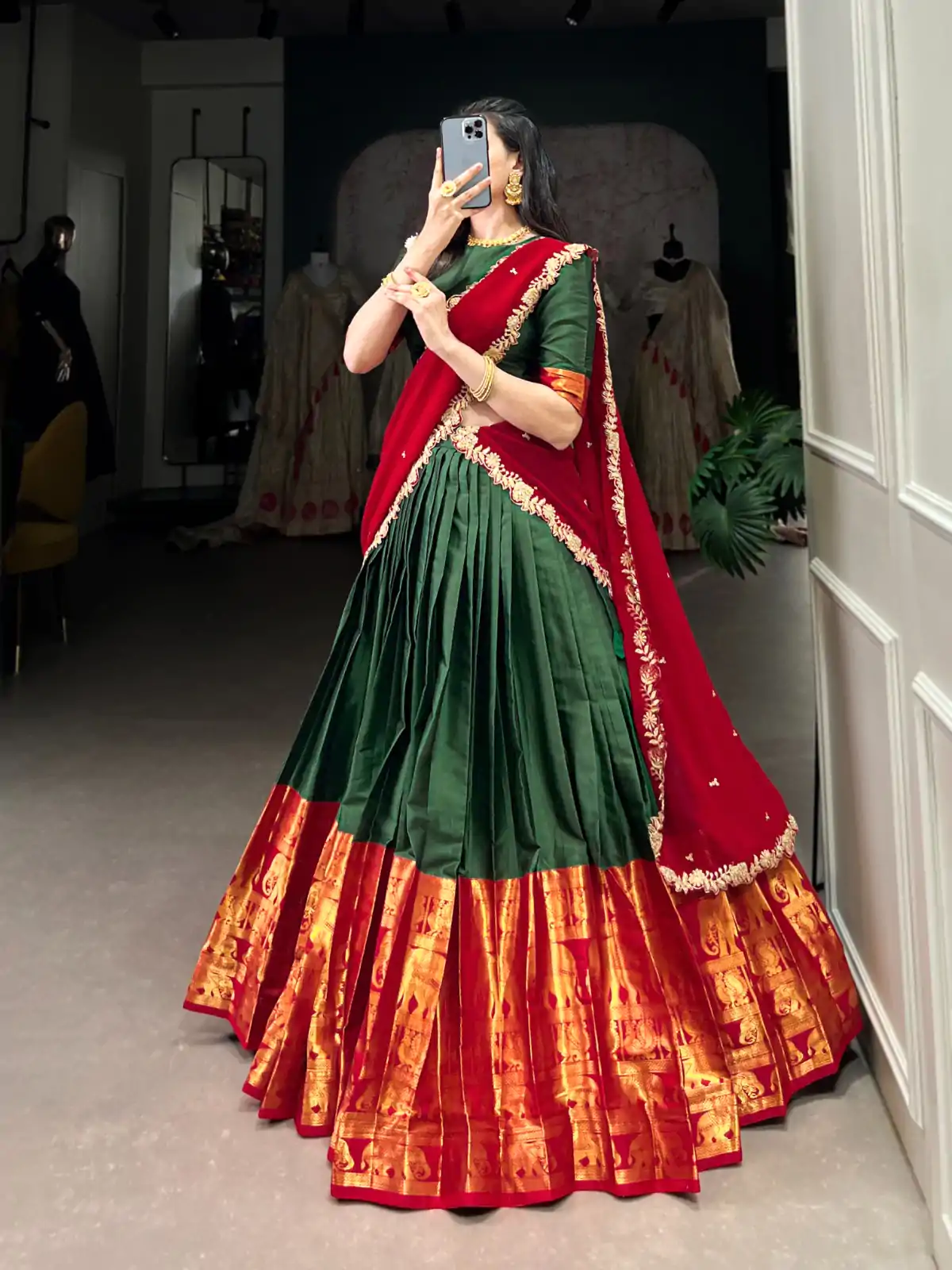 LNB 2032 Green Color Narayan Pattu Zari Weaving Work Lehenga Choli Casual, Wedding, Party, Festive, Events Etc.4-6 Working Days@ 1999/-only | Lehenga, Bollywood Lehenga, Creative Lehenga, Designer Lehenga, Embroidered Lehenga, Party Wear Lehenga