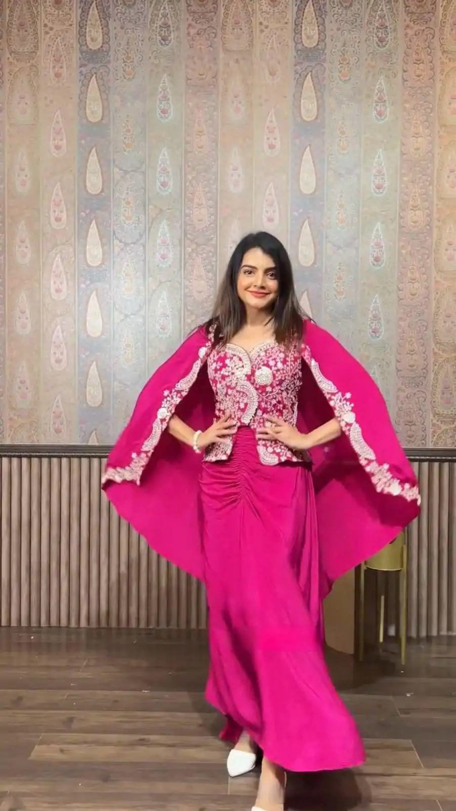 LG 1935 Pink Color Chinon Sequence Embroidery Work Dhoti Suit Casual, Wedding, Festive, Events. Expected Delivery  4-6 Working Days @1999/- only      | Jump Suits, Salwar suit, Casual Suits, Creative suits, Designer Suits, Palazzo Suits, Party Wear Suits, Patiala Suits, Straight Suits