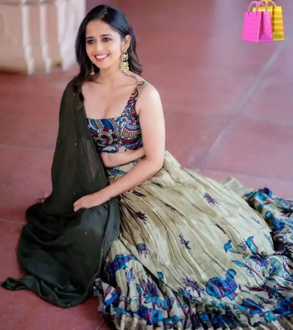 Pista Chant Crepe Print Lehenga Choli - Image 5