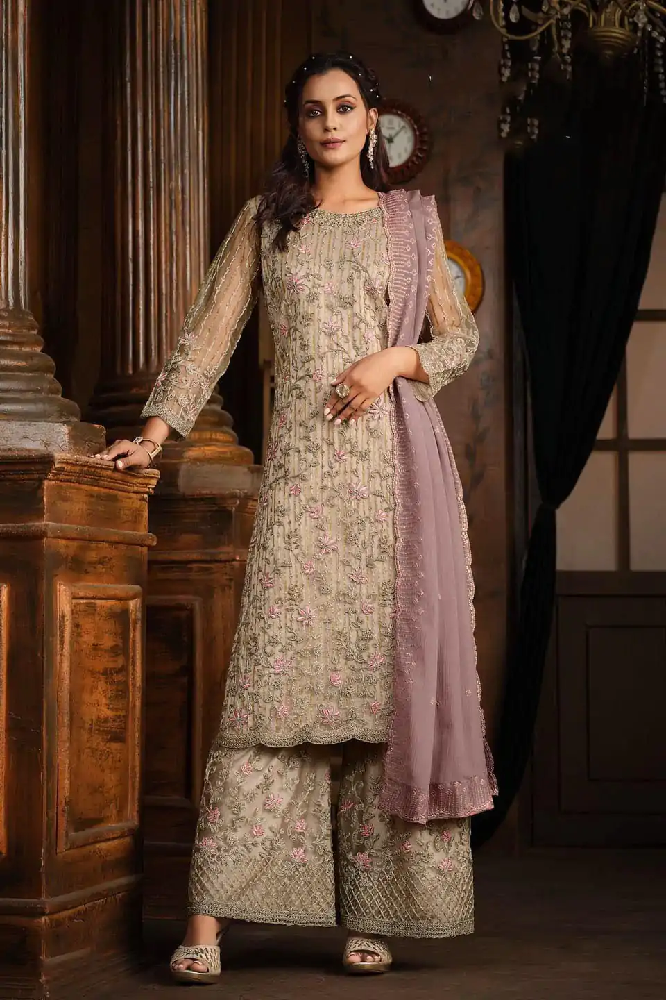 FC 5391 Grey Color Net With Coding Sequence Work Salwar Suit Casual, Wedding, Party, Festive, Events Etc.4-6 Working Days@ 2699/-only | Jump Suits, Salwar suit, Casual Suits, Creative suits, Designer Suits, Palazzo Suits, Party Wear Suits, Patiala Suits, Straight Suits