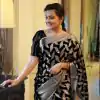 Fantastic Black Color Soft Litchi Silk All Over Weaving Saree