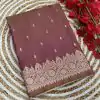 Fantastic Peach Color Banarasi Silk Zari Weaving Rich Pallu Saree