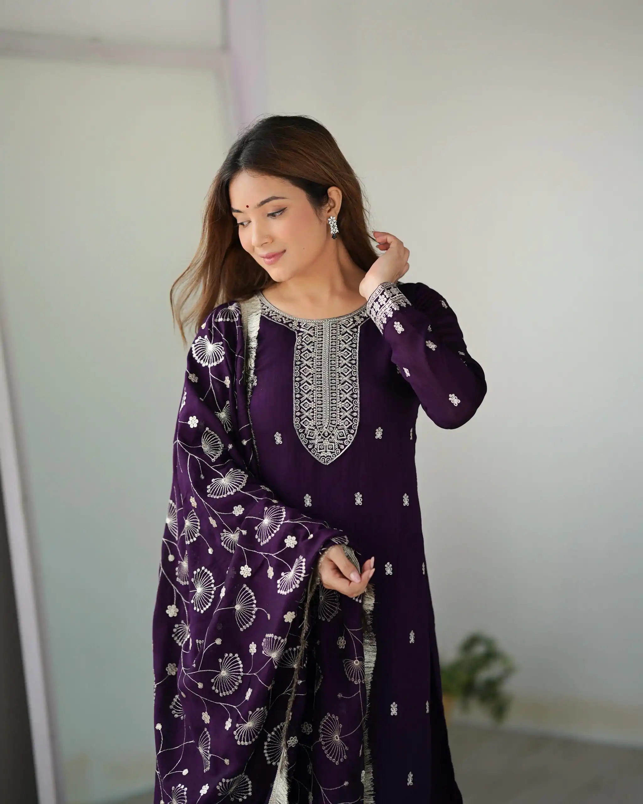 KB 276 Purple Color Rangoli Silk Sequence Jari Work Salwar Suit Casual, Wedding, Party, Festive, Events Etc.4-6 Working Days@ 2049/-only | Jump Suits, Salwar suit, Casual Suits, Creative suits, Designer Suits, Palazzo Suits, Party Wear Suits, Patiala Suits, Straight Suits