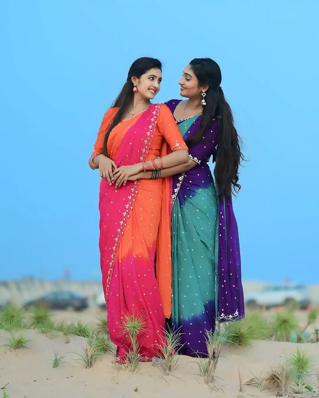 AC Soniya3 Orange Pink Color Chinnon Embroidery Sequence Saree Casual, Wedding, Festive, Events . Expected Delivery 4-6 Working Days @1999/- only | Sarees, Bollywood Sarees, Creative Sarees, Designer Sarees, Embroidered Sarees, Ethnic Saree, Modern Digital sarees, Party Wear Sarees