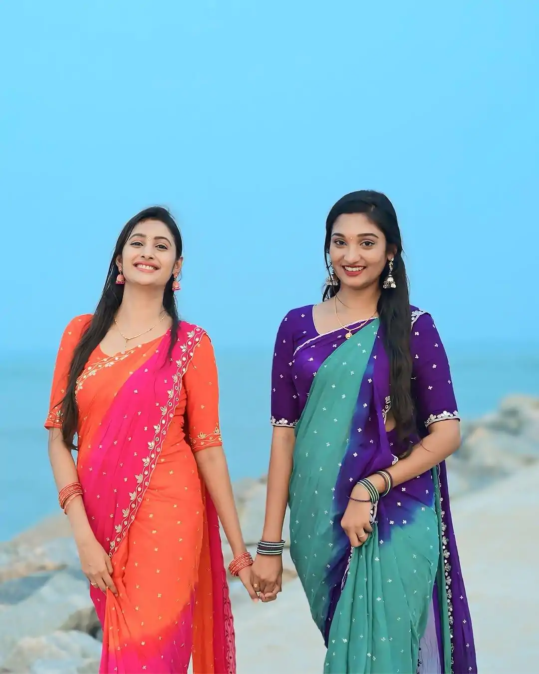 AC Soniya3 Orange Pink Color Chinnon Embroidery Sequence Saree Casual, Wedding, Festive, Events . Expected Delivery 4-6 Working Days @1999/- only | Sarees, Bollywood Sarees, Creative Sarees, Designer Sarees, Embroidered Sarees, Ethnic Saree, Modern Digital sarees, Party Wear Sarees