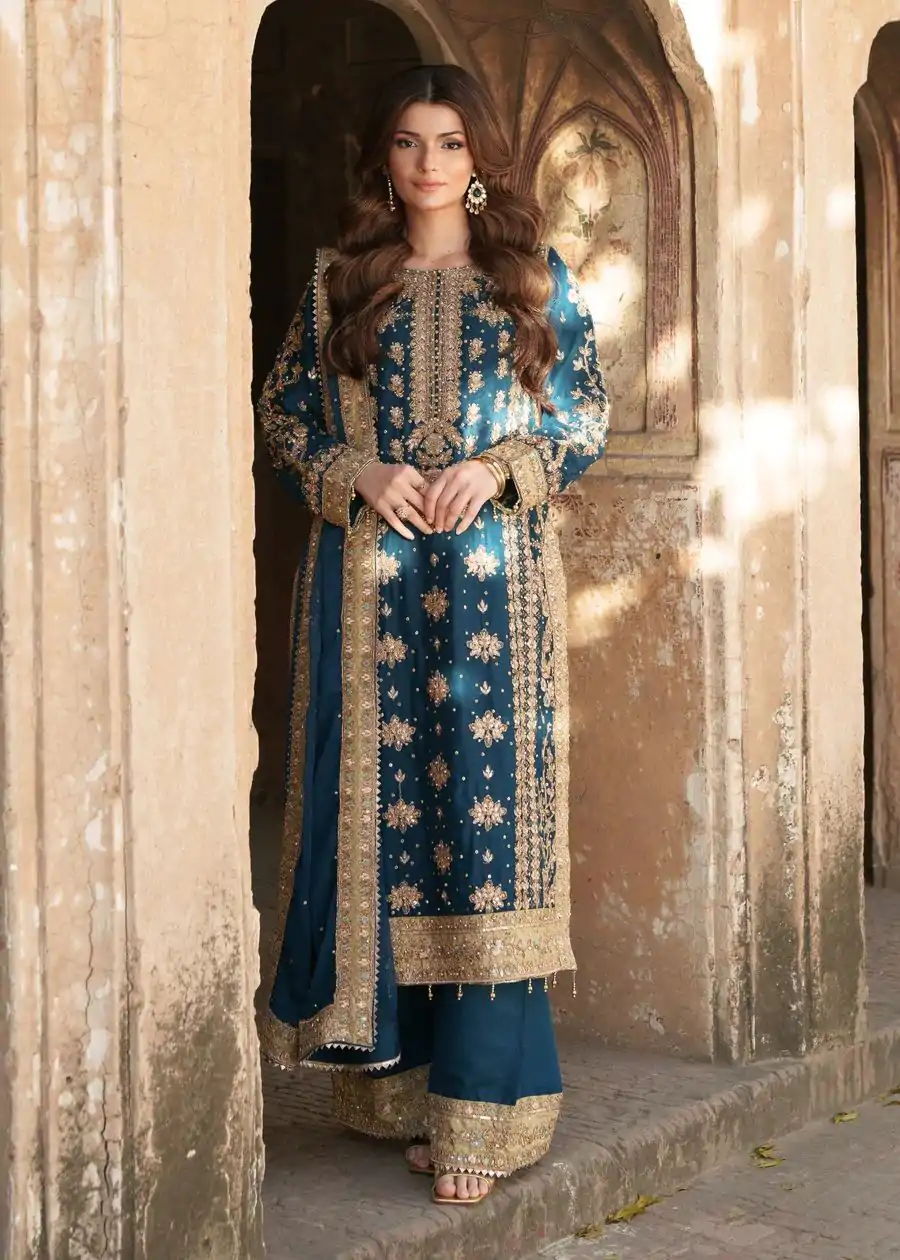 ZF 415 Navy Blue Color Georgette Sequence Work Salwar Suit Casual, Wedding, Festive, Events . Expected Delivery  4-6 Working Days @2149/- only      | Jump Suits, Salwar suit, Casual Suits, Creative suits, Designer Suits, Palazzo Suits, Party Wear Suits, Patiala Suits, Straight Suits