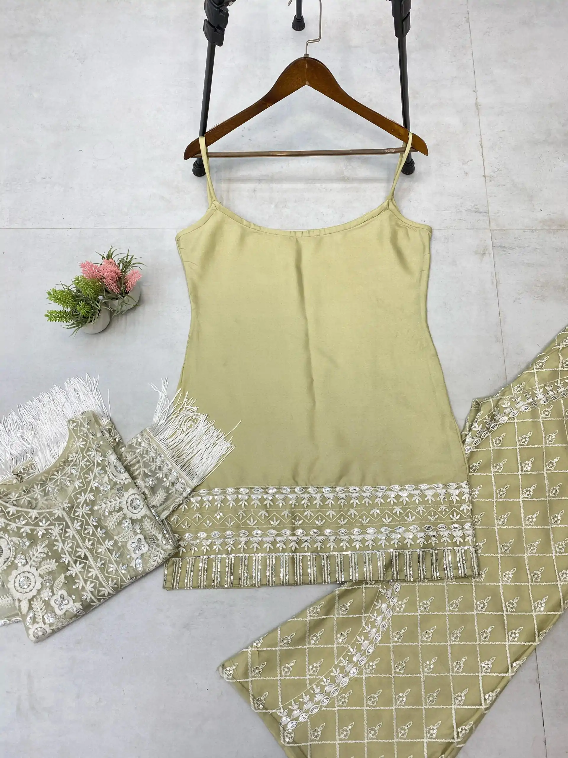 LG 192 Pista Color Micro With Net Embroidered Belt Sequence Salwar Suit Casual, Wedding, Party, Festive, Events Etc.4-6 Working Days@ 2099/-only | Jump Suits, Salwar suit, Casual Suits, Creative suits, Designer Suits, Palazzo Suits, Party Wear Suits, Patiala Suits, Straight Suits