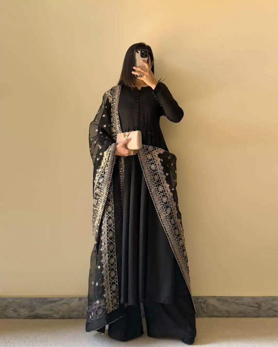 KD 1502 Black Chinon Silk With Inner Plain Anarkali Gown Casual, Wedding, Festive, Events . Expected Delivery  4-6 Working Days @1999/- only      | Jump Suits, Salwar suit, Casual Suits, Creative suits, Designer Suits, Palazzo Suits, Party Wear Suits, Patiala Suits, Straight Suits