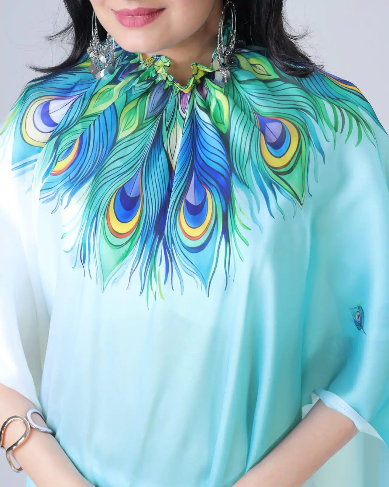 ST 1102 Blue White Color Japan Satin Digital Print Work Saree Casual, Wedding, Festive, Events . Expected Delivery  4-6 Working Days @1849/- only      | Sarees, Bollywood Sarees, Creative Sarees, Designer Sarees, Embroidered Sarees, Ethnic Saree, Modern Digital sarees, Party Wear Sarees