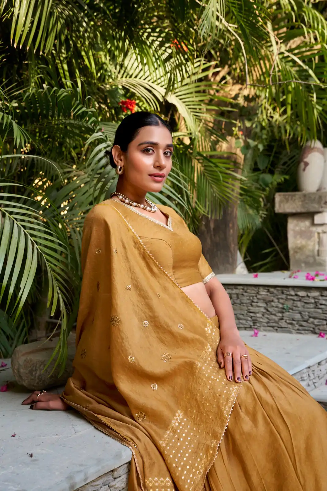 LNB 1906 Mustard Pure Chanderi Plain With Zari Weaving Work Border Lehenga Choli Wedding, Party, Festive, Events Etc. Delivery 4-6 Working Days Rs 1999 | Lehenga, Bollywood Lehenga, Creative Lehenga, Designer Lehenga, Embroidered Lehenga, Party Wear Lehenga