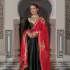 LG 1970 Black Color Chinon Lace On Border Latkan Dori Salwar Suit Casual, Wedding, Festive, Events . Expected Delivery  4-6 Working Days @1999/- only      | Jump Suits, Salwar suit, Casual Suits, Creative suits, Designer Suits, Palazzo Suits, Party Wear Suits, Patiala Suits, Straight Suits