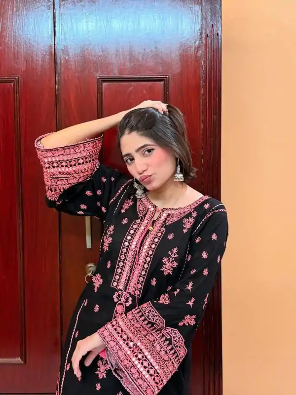 LG 1993 Black Color Roman Silk Embroidery Work Mirror Work Salwar Suit Casual, Wedding, Festive, Events . Expected Delivery  4-6 Working Days @2099/- only      | Jump Suits, Salwar suit, Casual Suits, Creative suits, Designer Suits, Palazzo Suits, Party Wear Suits, Patiala Suits, Straight Suits