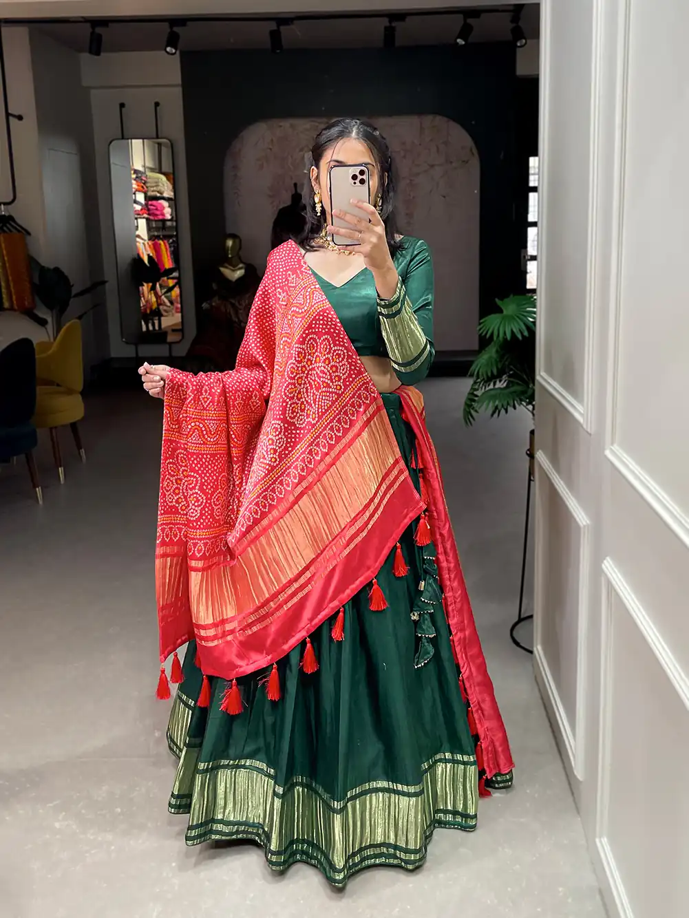 LNB 1653 Green Color Gaji Silk Dyeing With Lagdi patta Lehenga Choli Wedding, Party, Festive, Events Etc. Delivery 4-6 Working Days Rs 3499 | Lehenga, Bollywood Lehenga, Creative Lehenga, Designer Lehenga, Embroidered Lehenga, Party Wear Lehenga