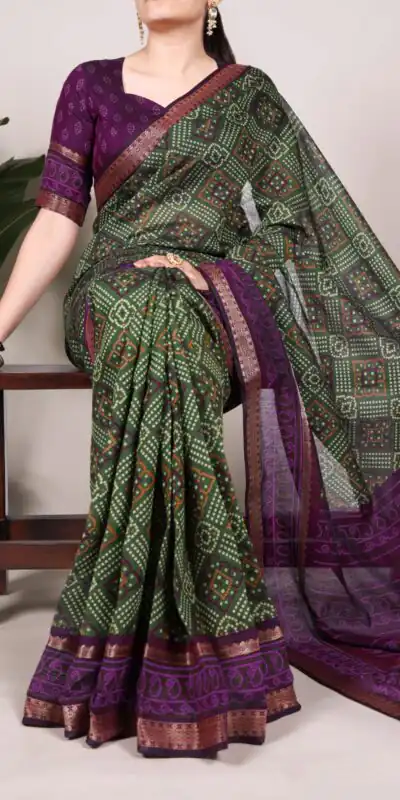 YNF 7046 Green Color Polyester Chanderi Print Zari Weaving Work Saree Casual, Wedding, Festive, Events . Expected Delivery 4-6 Working Days @1549/- only | Sarees, Bollywood Sarees, Creative Sarees, Designer Sarees, Embroidered Sarees, Ethnic Saree, Modern Digital sarees, Party Wear Sarees