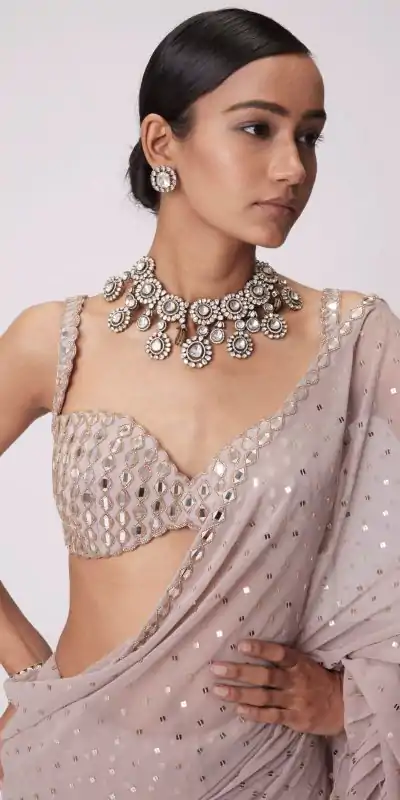DF 3455 Light Peach Color Faux Georgette Embroidery Sequins Work Saree Casual, Wedding, Festive, Events . Expected Delivery  4-6 Working Days @1999/- only                                                                                | Sarees, Bollywood Sarees, Creative Sarees, Designer Sarees, Embroidered Sarees, Ethnic Saree, Modern Digital sarees, Party Wear Sarees