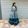 BE 265 Navy Blue Navy Blue Fiona Silk Lehenga Choli with Lace Work. Now at just ₹1899. Delivery 4-6 Working Days. Shop now. | Lehenga, Bollywood Lehenga, Creative Lehenga, Designer Lehenga, Embroidered Lehenga, Party Wear Lehenga