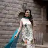 LG 1994 Off White Color French Crape Embroidery Work Salwar Suit Casual, Wedding, Festive, Events . Expected Delivery  4-6 Working Days @1999/- only      | Jump Suits, Salwar suit, Casual Suits, Creative suits, Designer Suits, Palazzo Suits, Party Wear Suits, Patiala Suits, Straight Suits