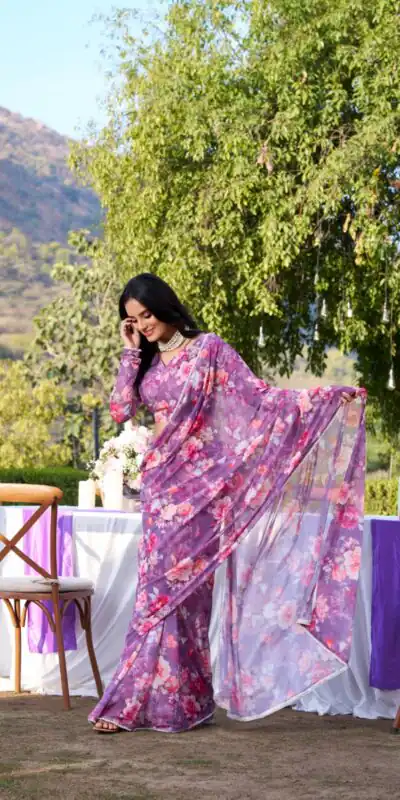 YNF 7010 Onion Color Weightless Marbal Floral Printed Pearl Lace Saree Casual, Wedding, Festive, Events . Expected Delivery 4-6 Working Days @1599/- only | Sarees, Bollywood Sarees, Creative Sarees, Designer Sarees, Embroidered Sarees, Ethnic Saree, Modern Digital sarees, Party Wear Sarees